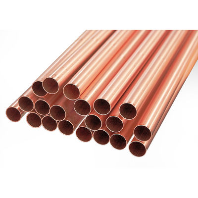 6mm 8mm OD Soft Copper Pipe Pure Copper Tube ASTM C10100 C10200